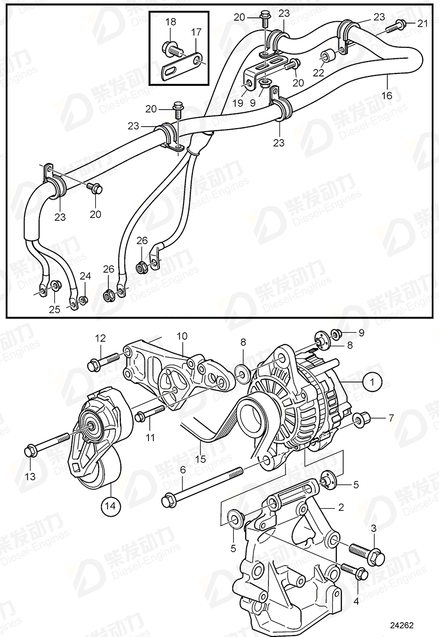 volvo penta Bracket 3886356 Drawing volvo penta Bracket 3886356 Drawing